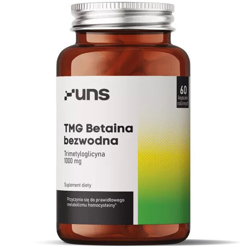 UNS, TMG Бетаин безводный, Добавка , 60 растительных капсул
UNS, TMG Бетаин безводный, Добавка , 60 растительных капсул