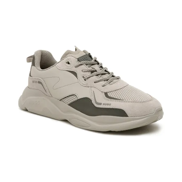 Кожаные кроссовки Hugo, бежевый
Кожаные кроссовки Hugo, бежевый