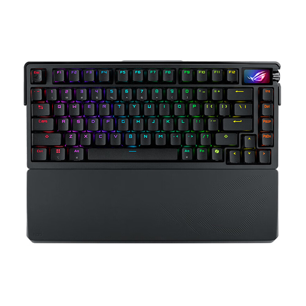 Клавиатура игровая механическая беспроводная Asus ROG Azoth Extreme, NX Snow, PBT, чёрный, английская раскладка
Клавиатура игровая механическая беспроводная Asus ROG Azoth Extreme, NX Snow, PBT, чёрный, английская раскладка