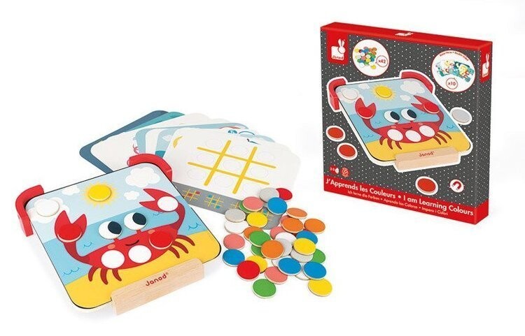 Janod, магнитный пазл «Я учу цвета»
Janod, магнитный пазл «Я учу цвета»