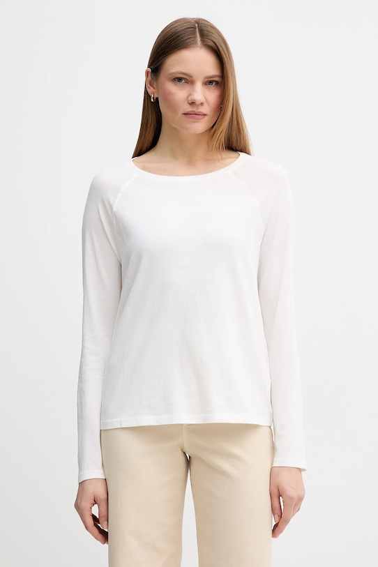 Хлопковый лонгслив Marc O'Polo, белый
Хлопковый лонгслив Marc O'Polo, белый