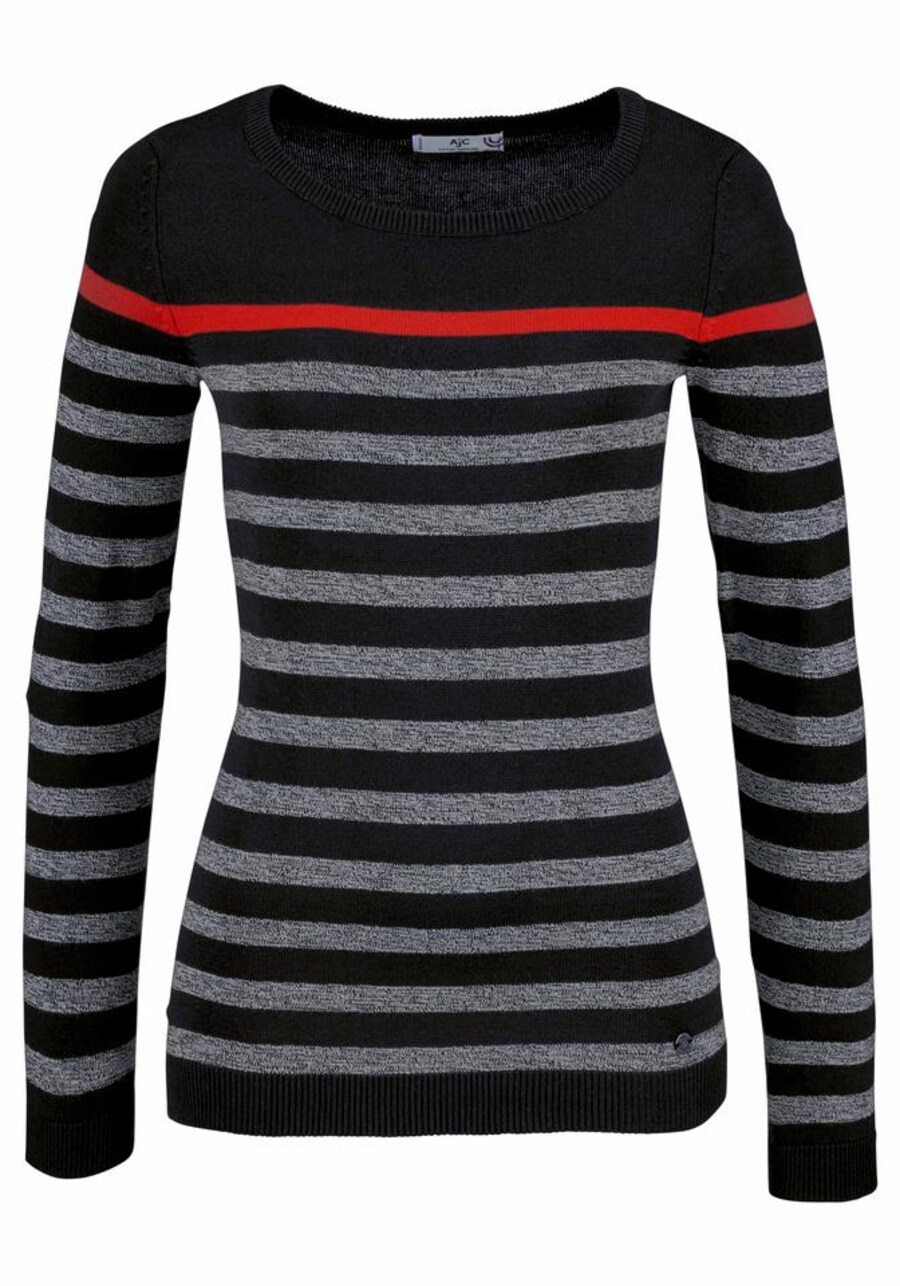 Тонкий вязаный свитер AJC Sweater, черный
Тонкий вязаный свитер AJC Sweater, черный