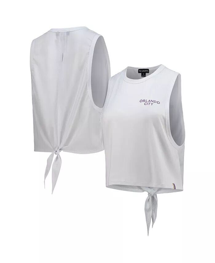 Женская белая майка Orlando City SC с закручивающейся спинкой The Wild Collective, белый
Женская белая майка Orlando City SC с закручивающейся спинкой The Wild Collective, белый