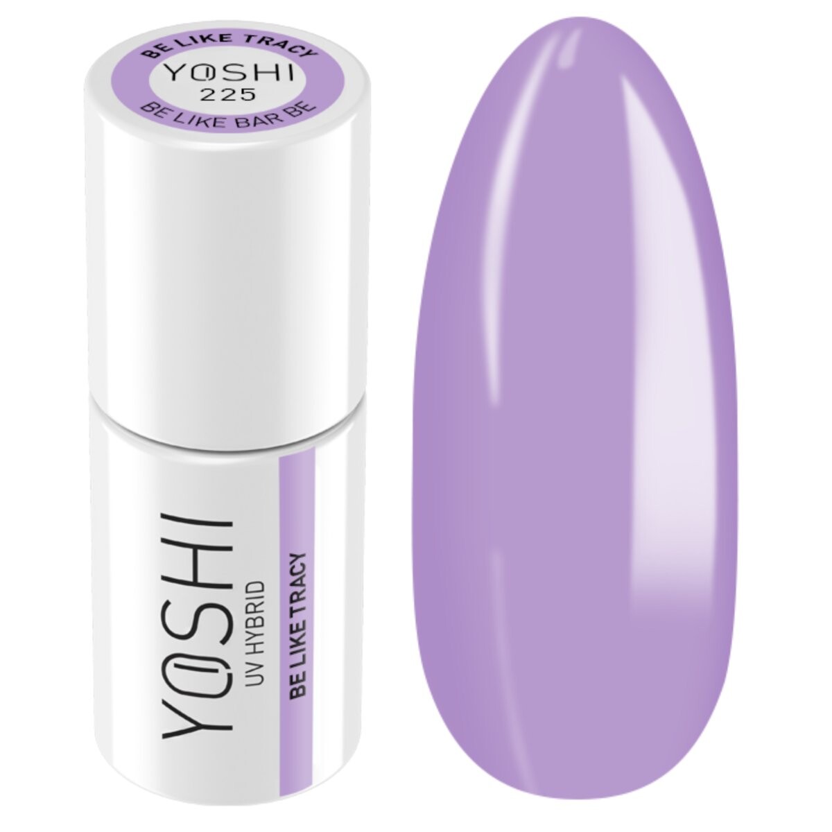 Yoshi, Гибридный лак для ногтей Be Like Bar серии Be Tracy оттенок № 225 — Фиолетовый цвет — Упаковка, 6 мл
Yoshi, Гибридный лак для ногтей Be Like Bar серии Be Tracy оттенок № 225 — Фиолетовый цвет — Упаковка, 6 мл