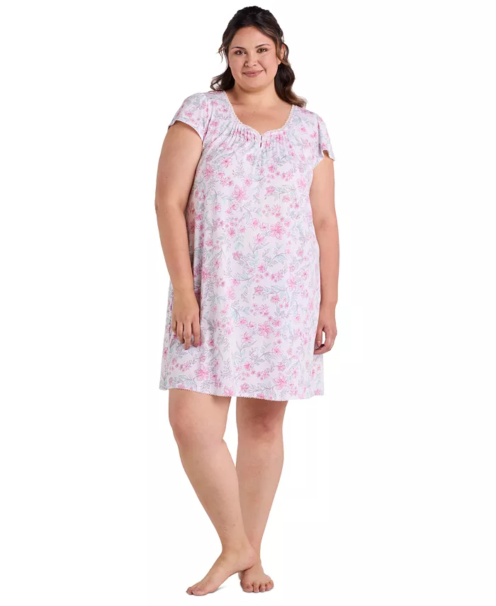 Платье-саронг с коротким рукавом и принтом больших размеров Miss Elaine, белый
Платье-саронг с коротким рукавом и принтом больших размеров Miss Elaine, белый