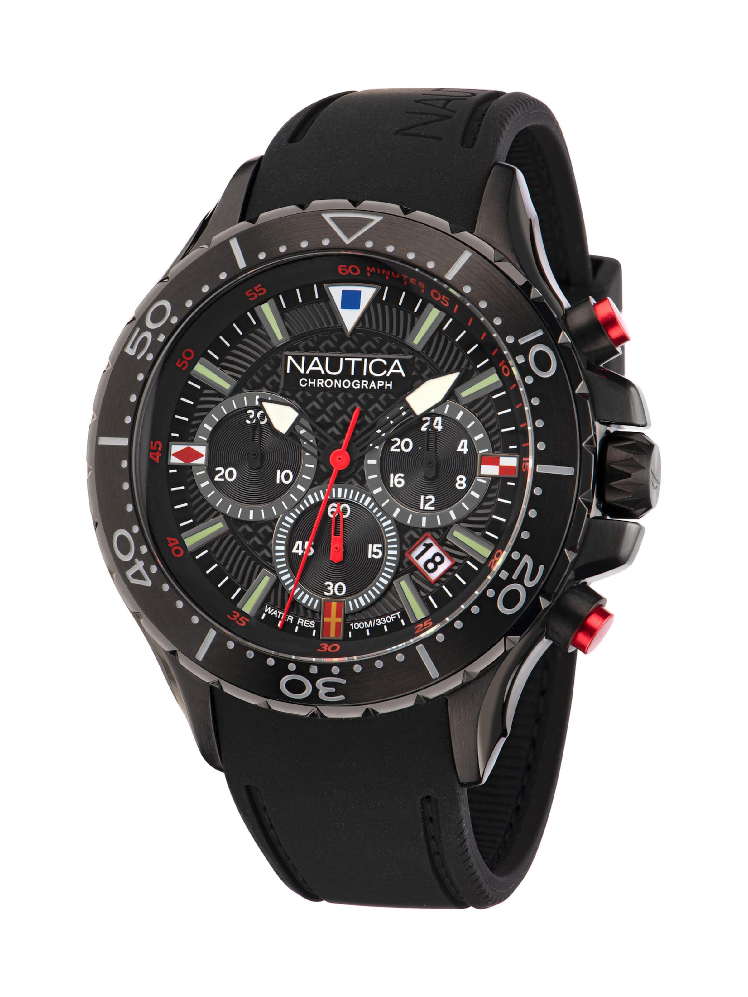 Часы Analog 'Nautica' в черном цвете
Часы Analog 'Nautica' в черном цвете