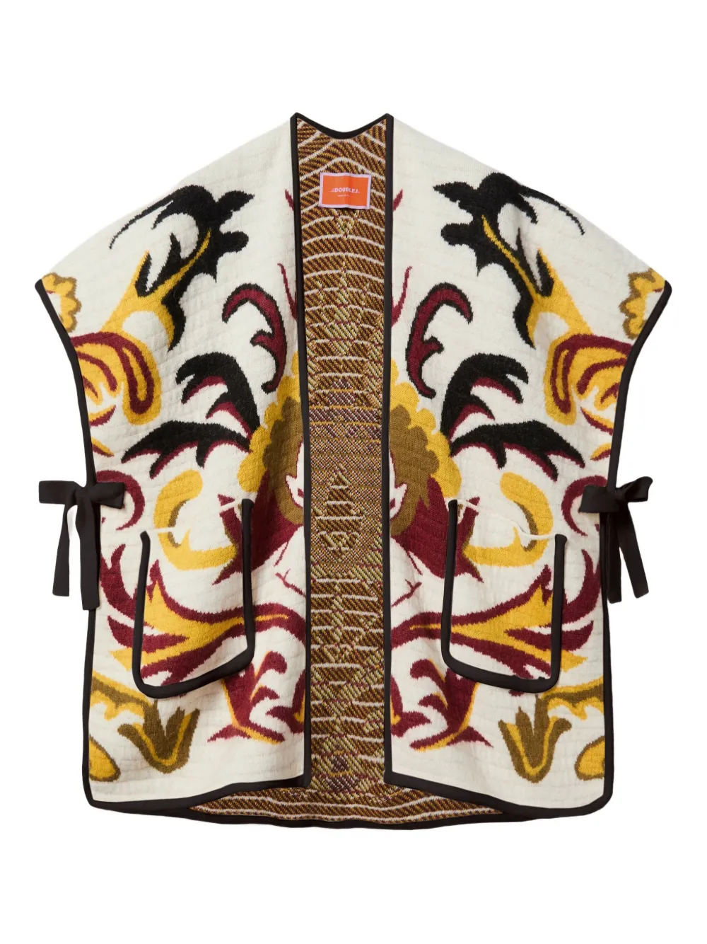 Кейп с цветочным узором La DoubleJ, белый
Кейп с цветочным узором La DoubleJ, белый