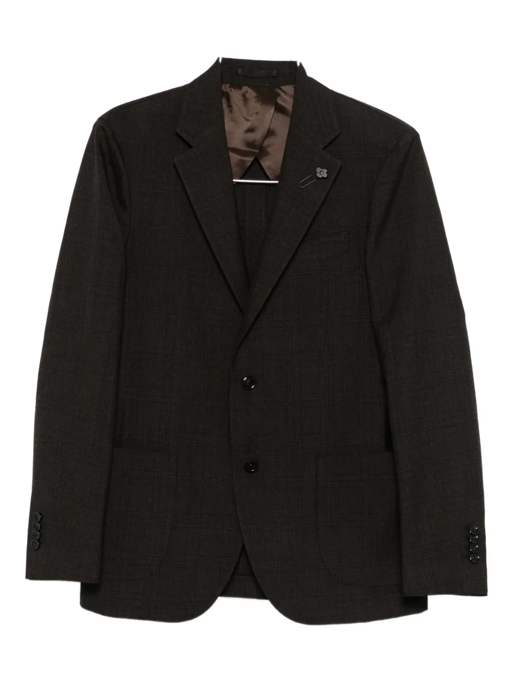 Однобортный пиджак Lardini, коричневый
Однобортный пиджак Lardini, коричневый