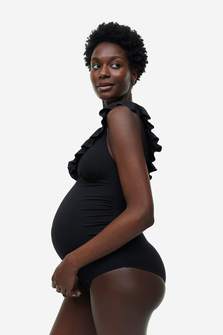 Купальник с оборками H&M, черный
Купальник с оборками H&M, черный