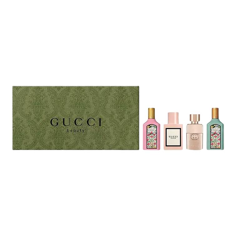 Мини-подарочный набор парфюмерных пробников eau de parfum eau de toilette 5мл*4 GUCCI
Мини-подарочный набор парфюмерных пробников eau de parfum eau de toilette 5мл*4 GUCCI