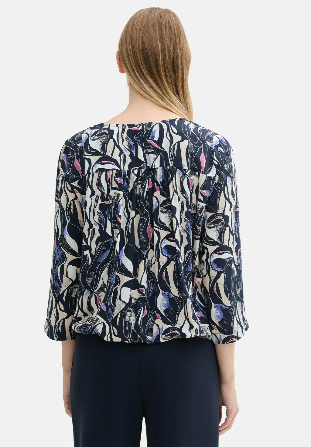 Блуза TOM TAILOR, темно-синий 
Блуза TOM TAILOR, темно-синий