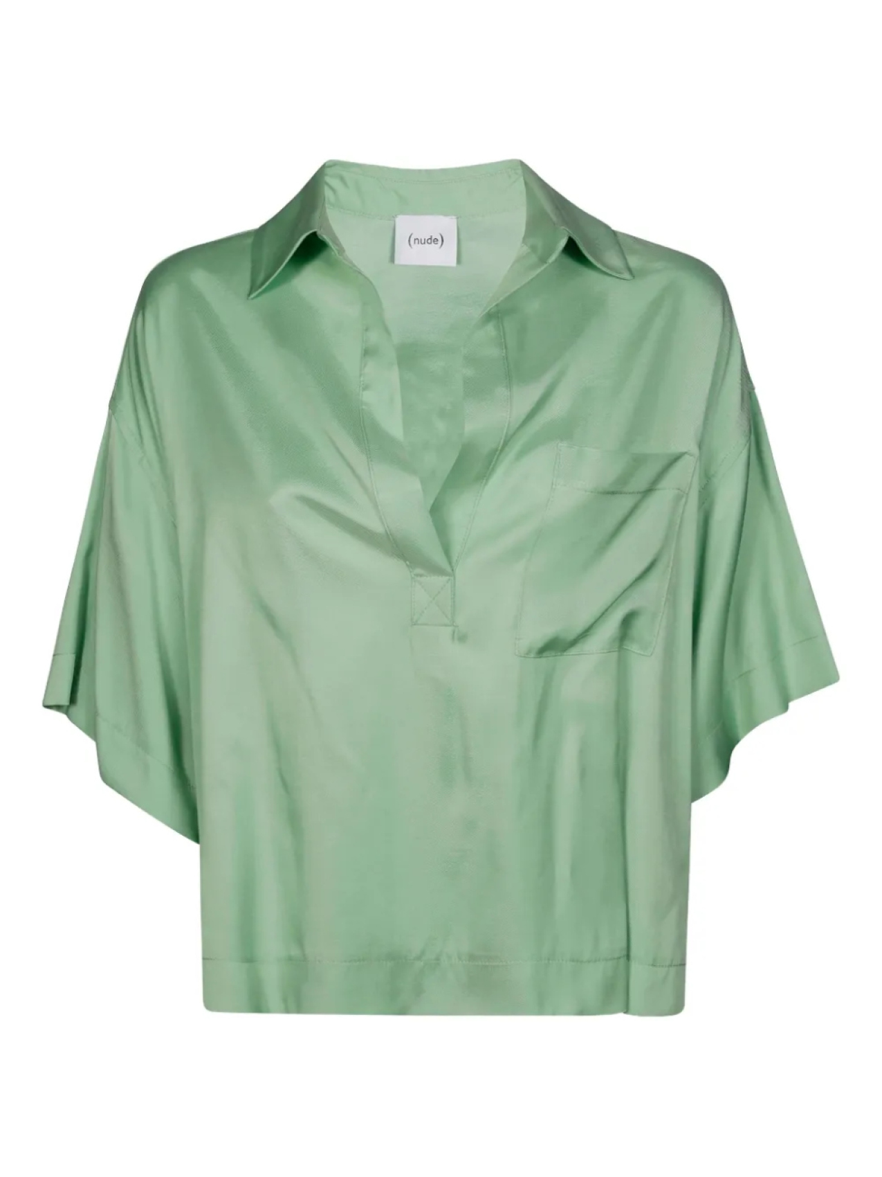 Рубашка из твила Nude, зеленый
Рубашка из твила Nude, зеленый