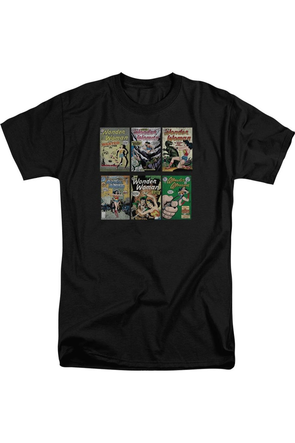 DC Comics Wonder Woman Covers Короткий рукав для взрослых, футболка / футболка Gildan, черный
DC Comics Wonder Woman Covers Короткий рукав для взрослых, футболка / футболка Gildan, черный