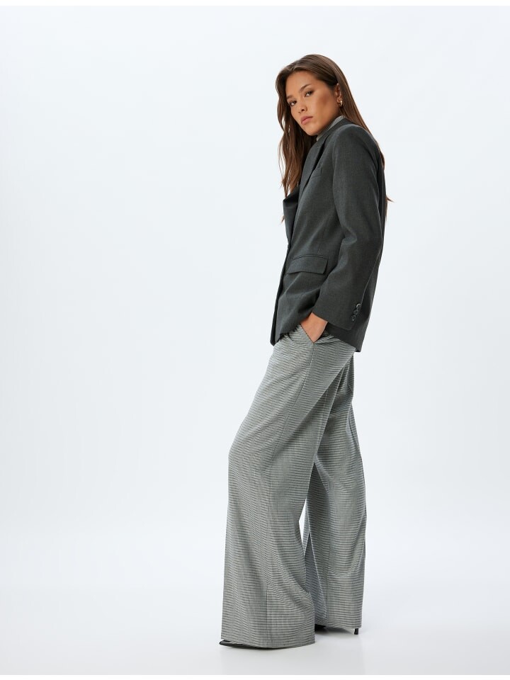 Тканевые брюки KOTON, цвет grau karomuster
Тканевые брюки KOTON, цвет grau karomuster