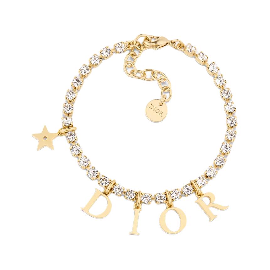 DIOR Золотой металлический браслет для женщин
DIOR Золотой металлический браслет для женщин