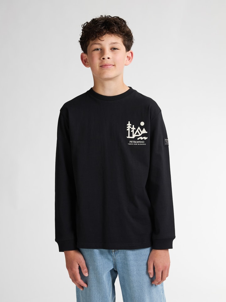 Рубашка с длинным рукавом Petrol Industries, черный
Рубашка с длинным рукавом Petrol Industries, черный