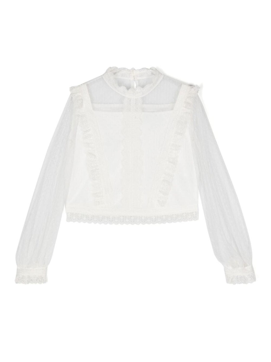 Блузка AMAYA из сетчатой ткани с кружевной отделкой, белый
Блузка AMAYA из сетчатой ткани с кружевной отделкой, белый