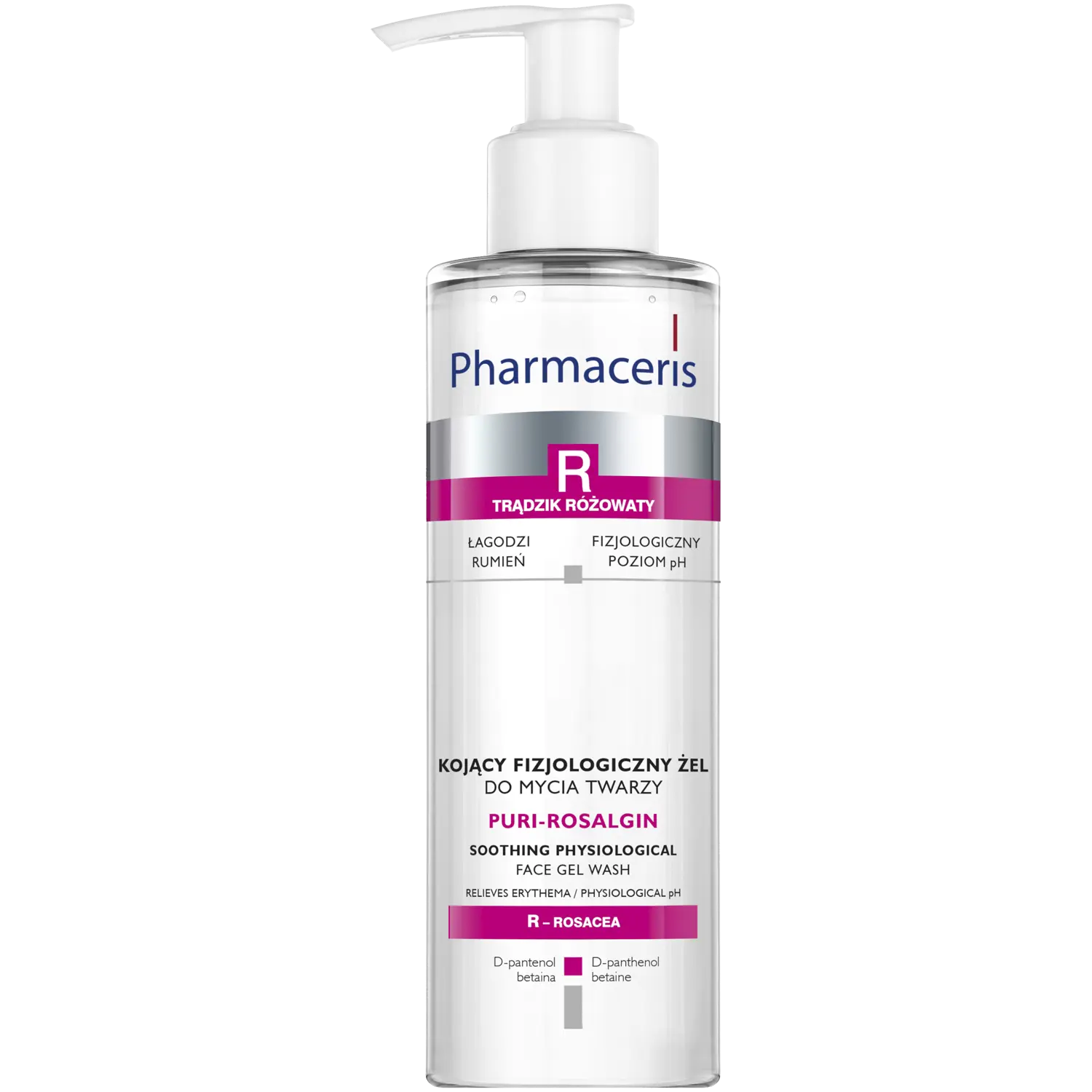 Pharmaceris R Puri-Rosalgin успокаивающий физиологический гель для умывания лица, 190 мл
Pharmaceris R Puri-Rosalgin успокаивающий физиологический гель для умывания лица, 190 мл