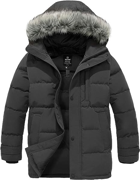 Куртка Wantdo Men's Winter Thicken, темно-серый
Куртка Wantdo Men's Winter Thicken, темно-серый