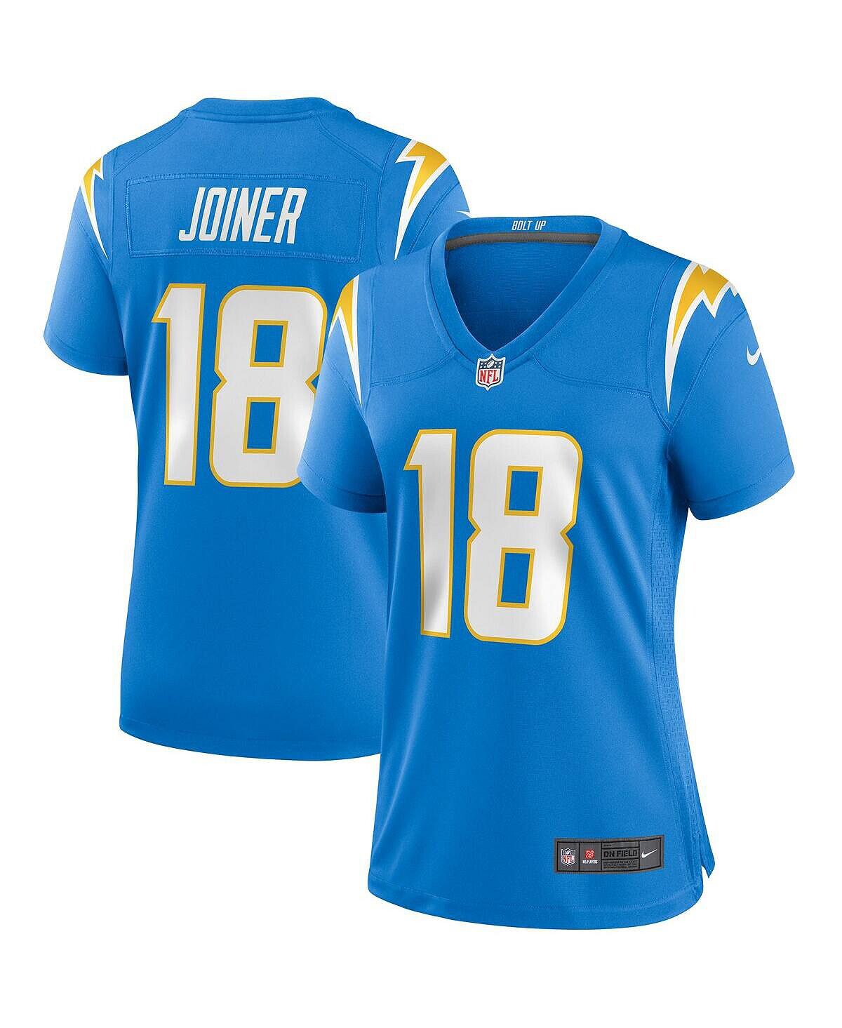 Женская футболка charlie joiner powder blue los angeles chargers game для пенсионеров Nike, синий
Женская футболка charlie joiner powder blue los angeles chargers game для пенсионеров Nike, синий