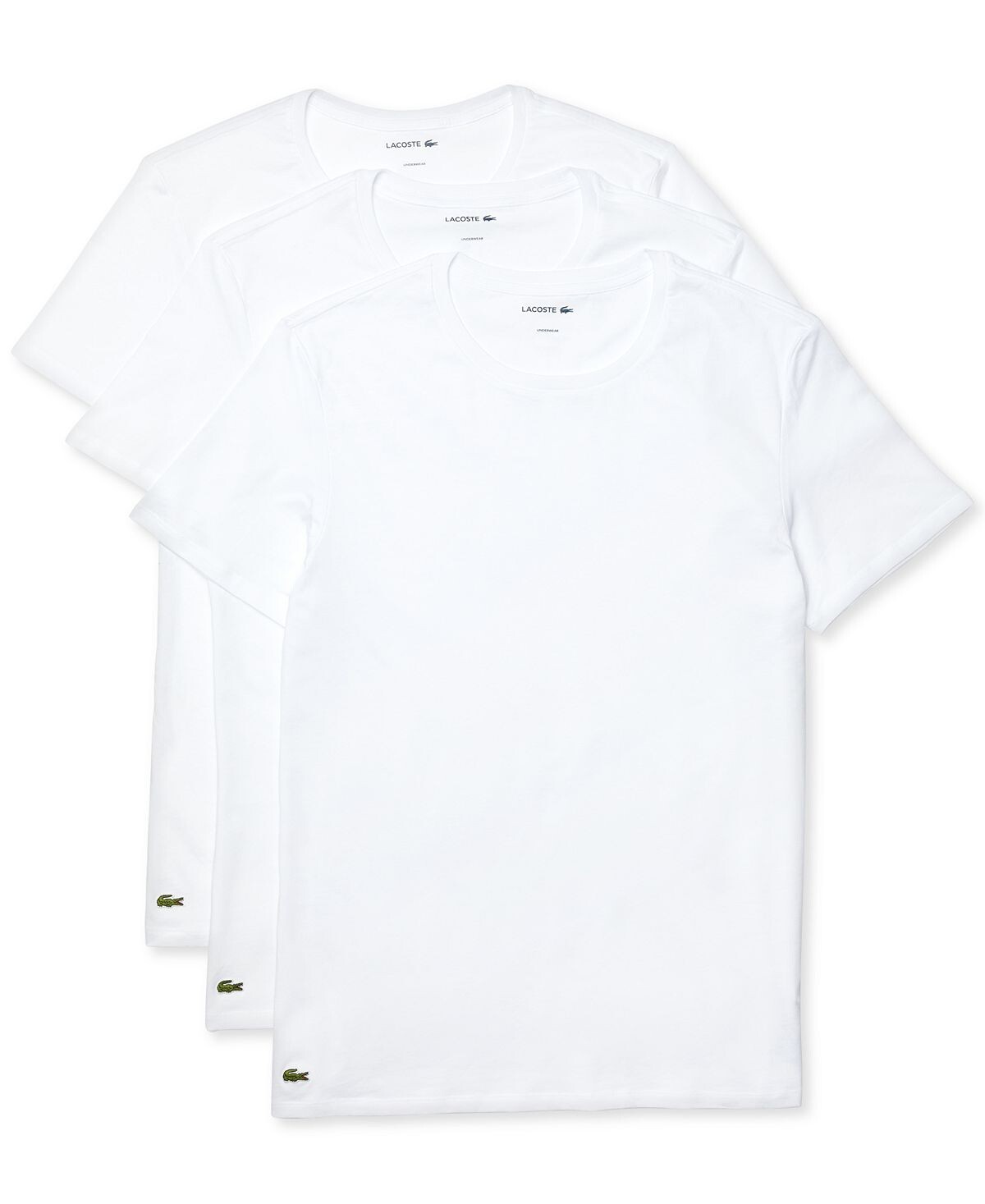 Мужской комплект майки из хлопка essential с круглым вырезом, классический крой, 3 предмета Lacoste, белый
Мужской комплект майки из хлопка essential с круглым вырезом, классический крой, 3 предмета Lacoste, белый