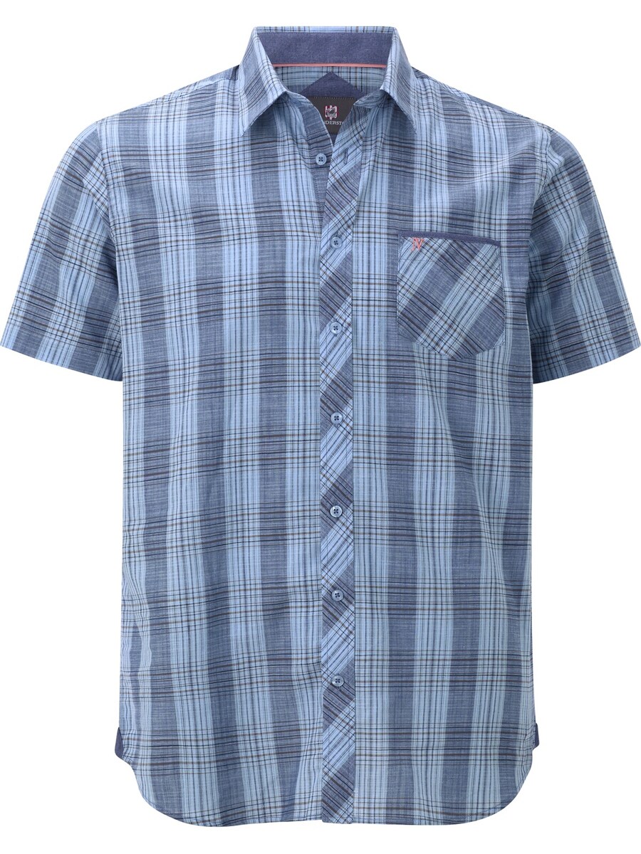 Рубашка на пуговицах Jan Vanderstorm Hagbur, синий
Рубашка на пуговицах Jan Vanderstorm Hagbur, синий