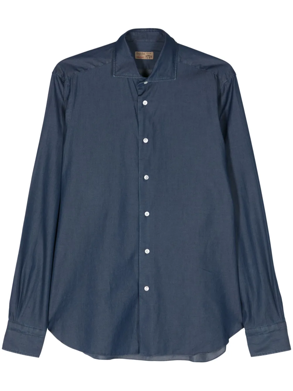 Рубашка с классическим воротником Barba, синий 
Рубашка с классическим воротником Barba, синий