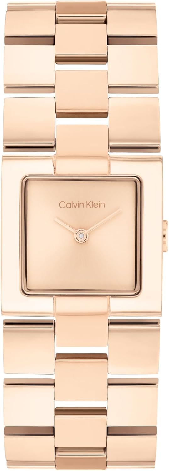 Женские часы Calvin Klein CK Meridian - 22 мм, 2 часа, кварцевые, тонкие - браслет из нержавеющей стали - минималистичные, стильные - премиум-мода - подарок для нее, Rose Gold
Женские часы Calvin Klein CK Meridian - 22 мм, 2 часа, кварцевые, тонкие - браслет из нержавеющей стали - минималистичные, стильные - премиум-мода - подарок для нее, Rose Gold