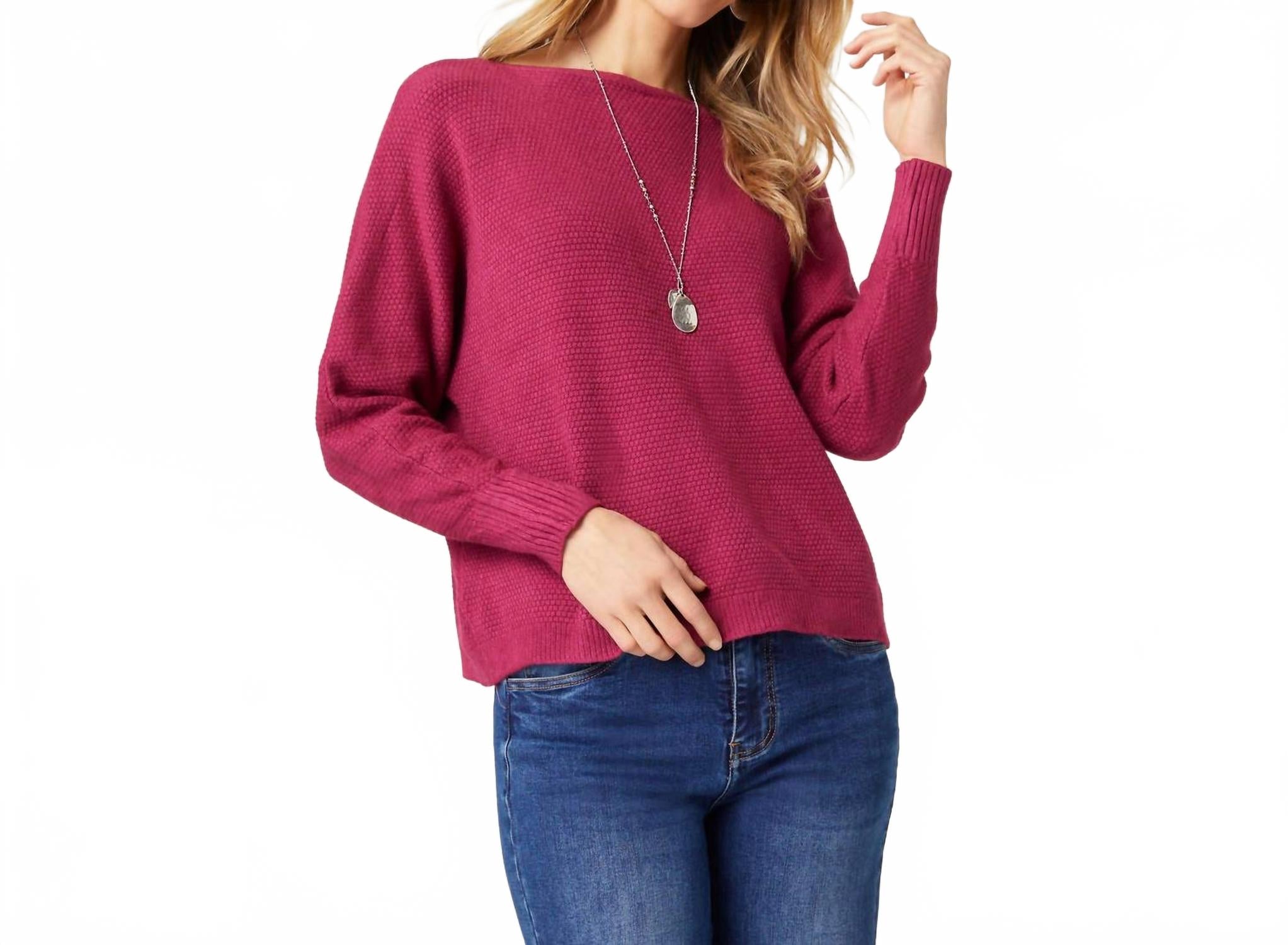 Свитер Ciana в цвете божоле COCO + CARMEN, Beaujolais 
Свитер Ciana в цвете божоле COCO + CARMEN, Beaujolais