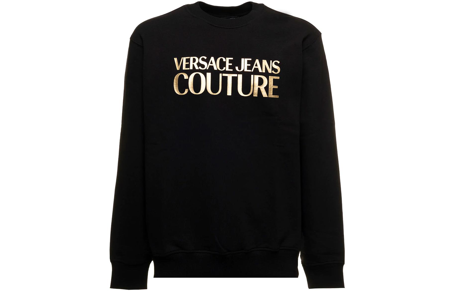 Свитшот с принтом логотипа VERSACE JEANS COUTURE, черный
Свитшот с принтом логотипа VERSACE JEANS COUTURE, черный