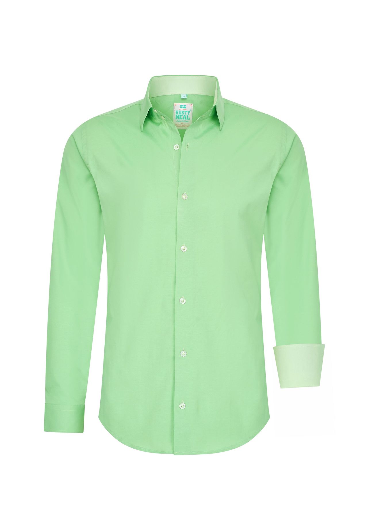 Рубашка с контрастным внутренним воротником RUSTY NEAL, зеленый
Рубашка с контрастным внутренним воротником RUSTY NEAL, зеленый