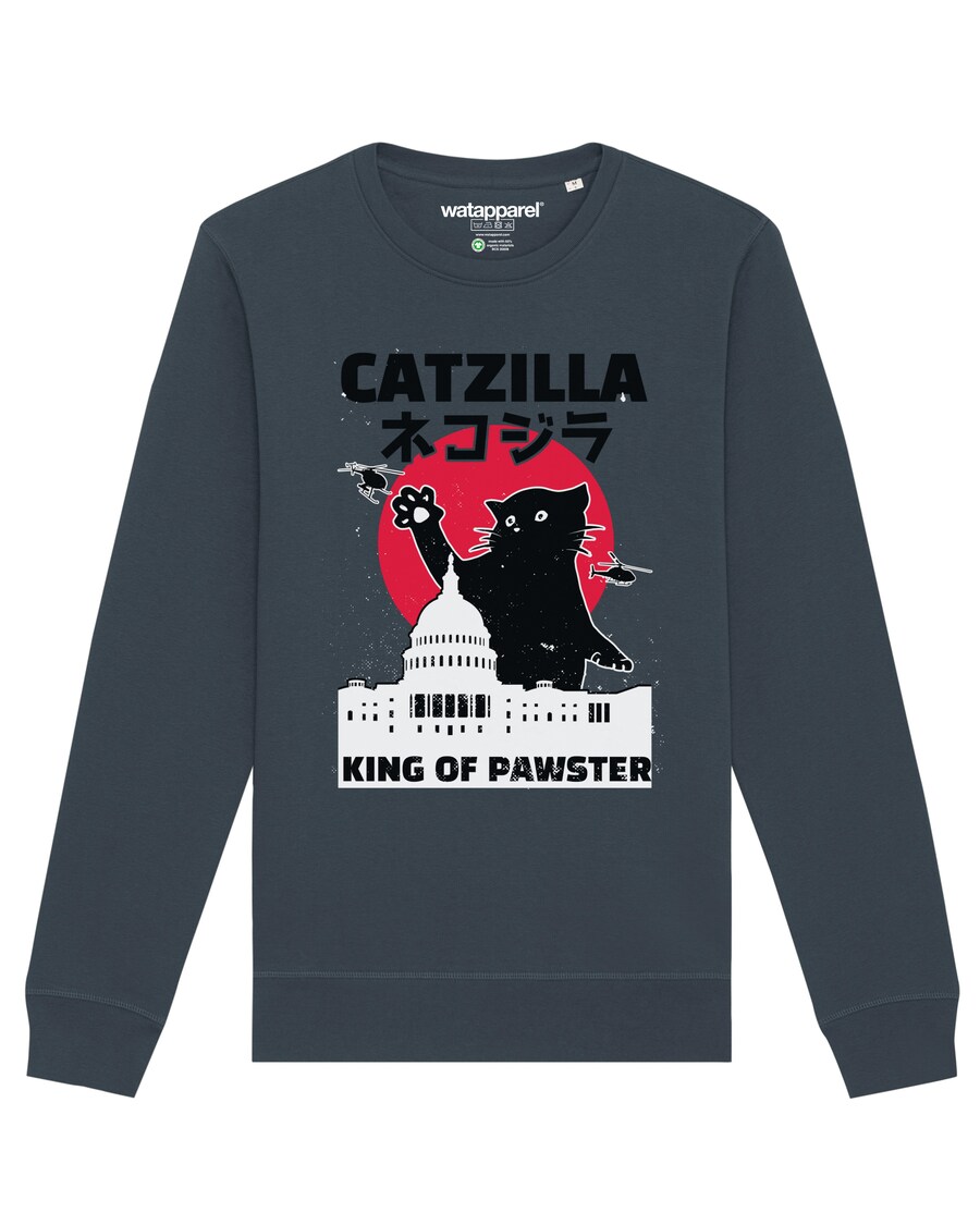Свитер Watapparel Sweatshirt Catzilla, антрацит
Свитер Watapparel Sweatshirt Catzilla, антрацит