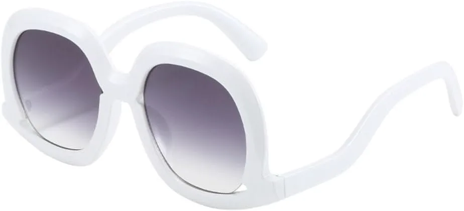 Крупные солнцезащитные очки в большой оправе для женщин, модные винтажные солнцезащитные очки, трендовые очки с защитой от УФ-излучения UV400 MTZJH, White Gray
Крупные солнцезащитные очки в большой оправе для женщин, модные винтажные солнцезащитные очки, трендовые очки с защитой от УФ-излучения UV400 MTZJH, White Gray