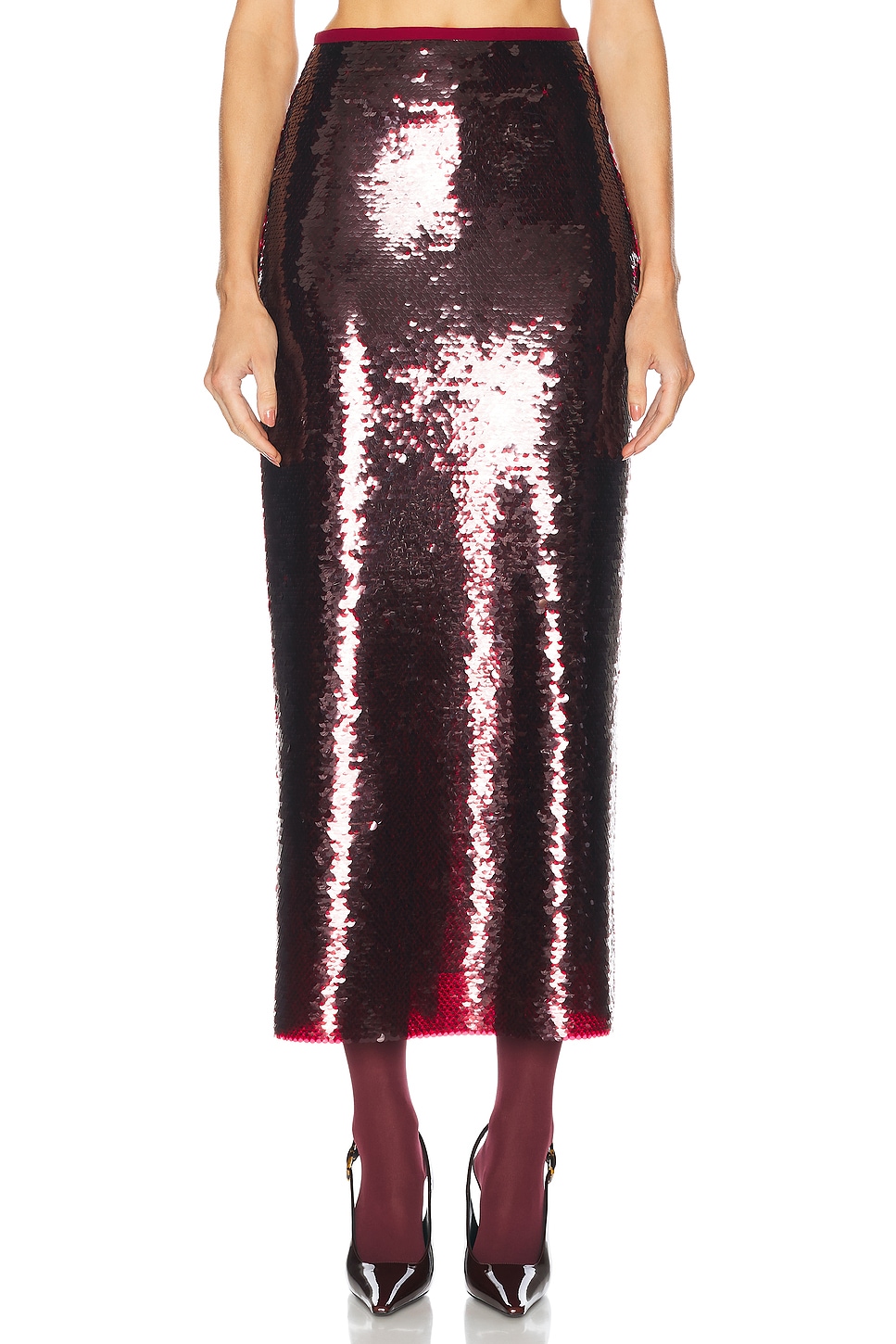 Юбка-миди с пайетками SEV, цвет Burgundy
Юбка-миди с пайетками SEV, цвет Burgundy
