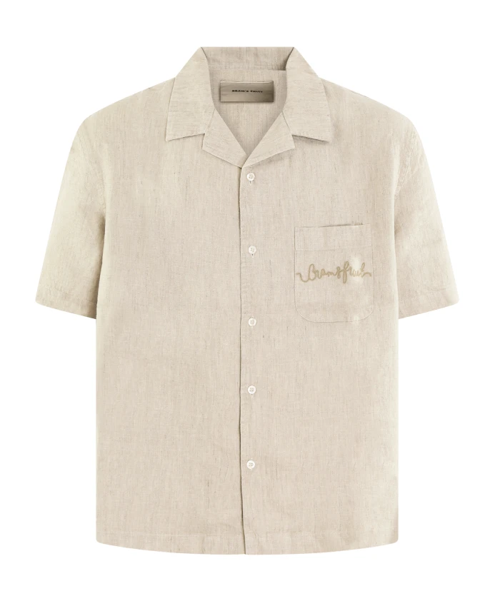 Бежевая льняная рубашка, садовый шланг Bram'S Fruit, бежевый
Бежевая льняная рубашка, садовый шланг Bram'S Fruit, бежевый