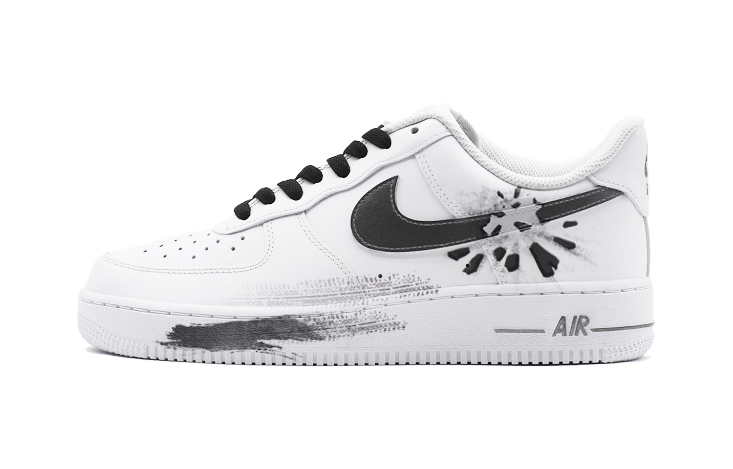 Nike Кроссовки Air Force 1 Low Top для скейтбординга, мужские, серо-белые 
Nike Кроссовки Air Force 1 Low Top для скейтбординга, мужские, серо-белые