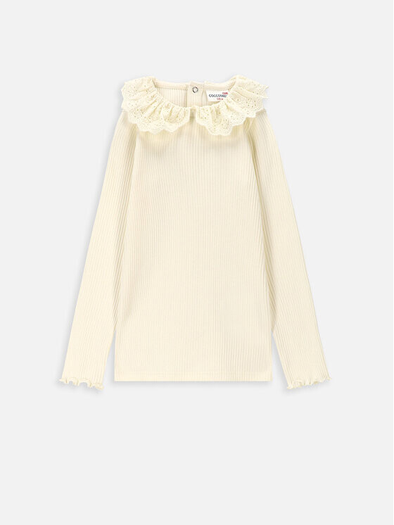 Блуза стандартного кроя Coccodrillo, экрю 
Блуза стандартного кроя Coccodrillo, экрю