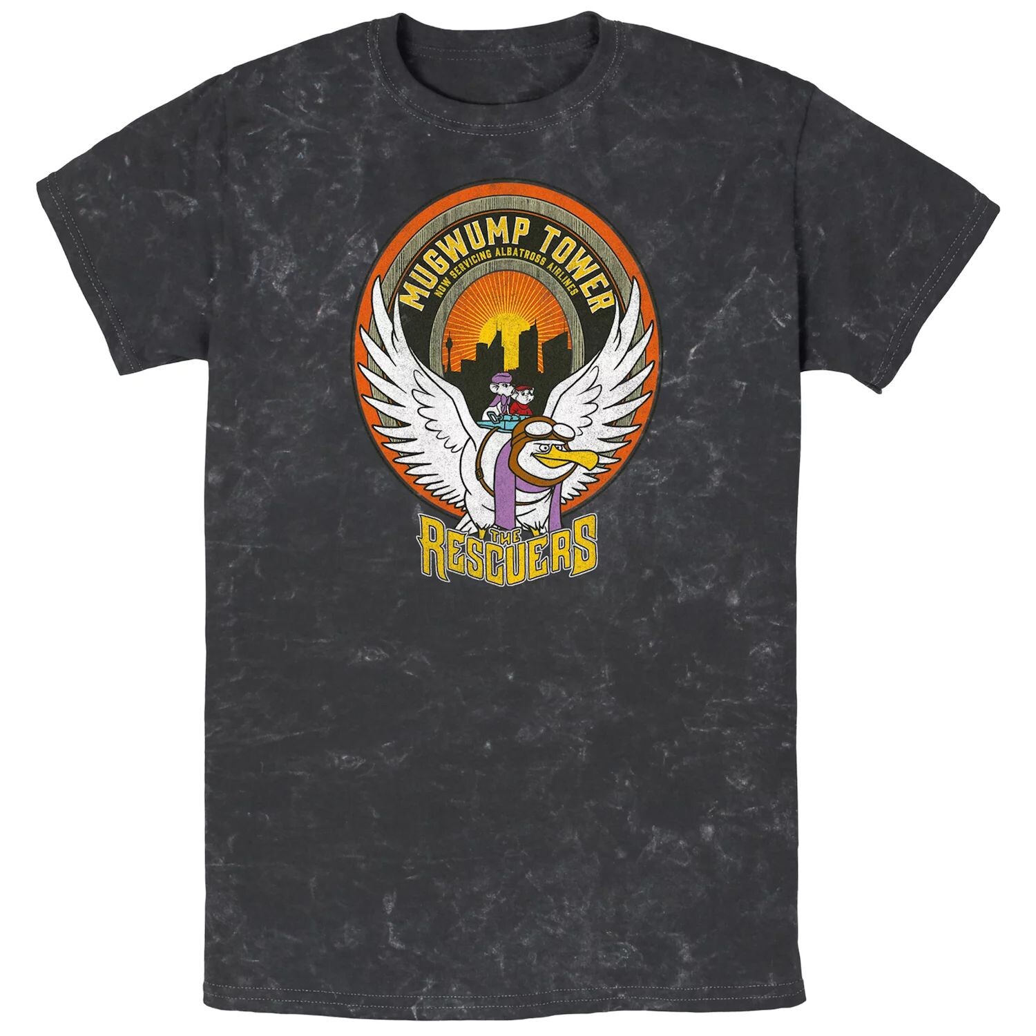 Мужская футболка с рисунком Disney's The Rescuers Mugwump Tower Albatross Airlines Licensed Character
Мужская футболка с рисунком Disney's The Rescuers Mugwump Tower Albatross Airlines Licensed Character