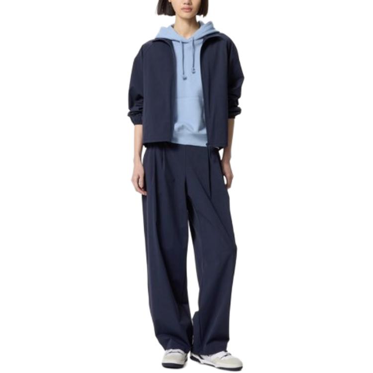 UNIQLO Женские повседневные брюки морского синего цвета
UNIQLO Женские повседневные брюки морского синего цвета