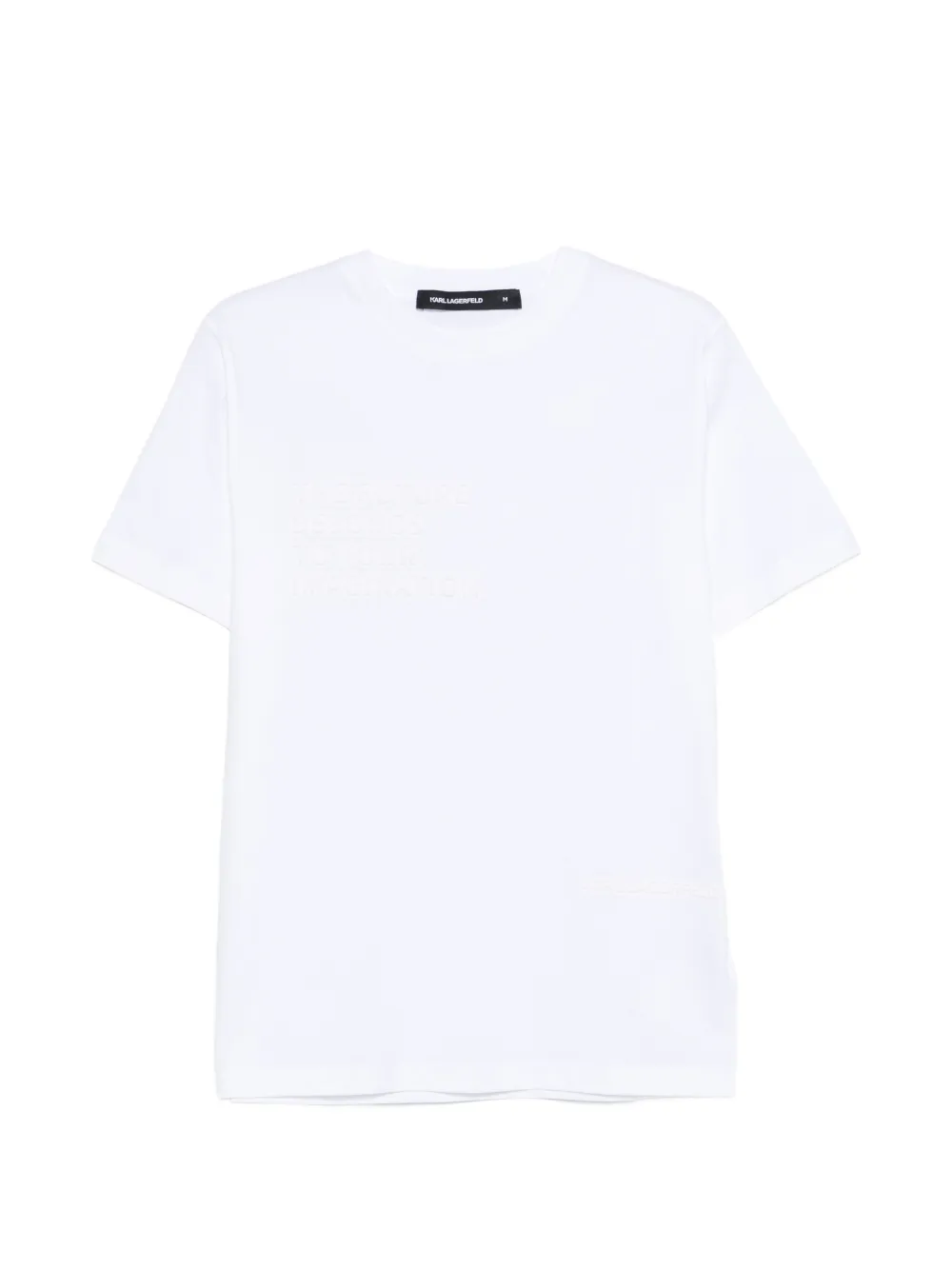Футболка с логотипом Karl Lagerfeld, белый
Футболка с логотипом Karl Lagerfeld, белый