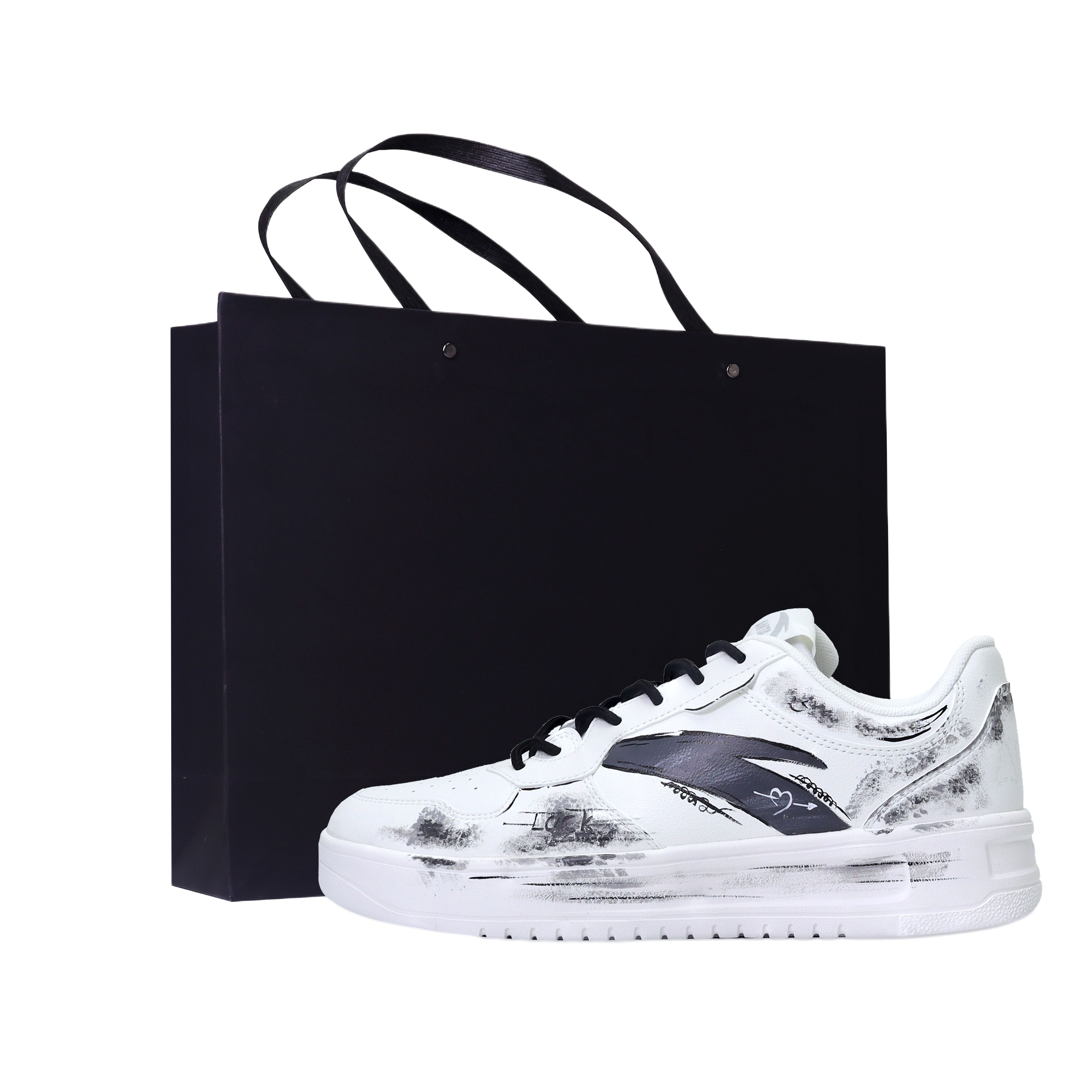 ANTA Свободные низкие кроссовки для скейтбординга для мужчин, белые, черные
ANTA Свободные низкие кроссовки для скейтбординга для мужчин, белые, черные