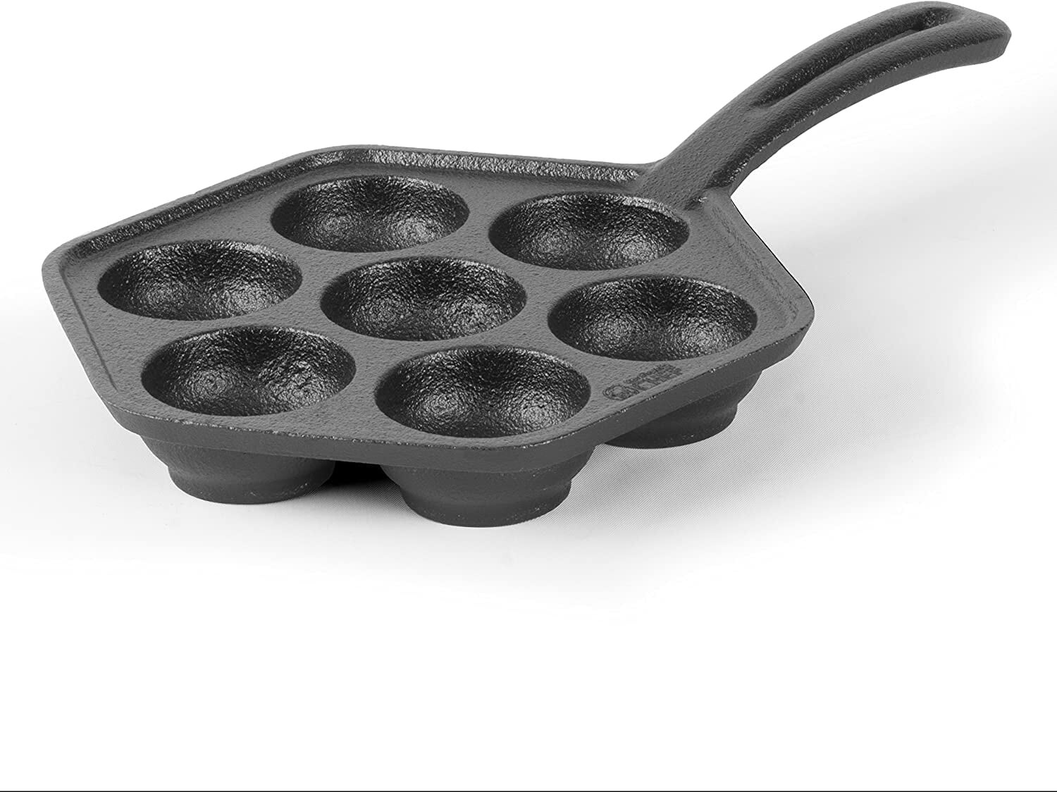 12-дюймовая чугунная сковорода с углублениями Aebleskiver Commercial Chef, черный
12-дюймовая чугунная сковорода с углублениями Aebleskiver Commercial Chef, черный