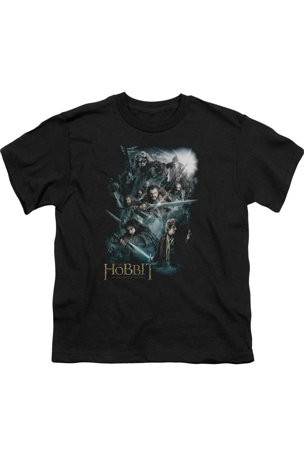 Футболка The Hobbit "Эпическое приключение" детская с коротким рукавом Gildan, черный
Футболка The Hobbit "Эпическое приключение" детская с коротким рукавом Gildan, черный