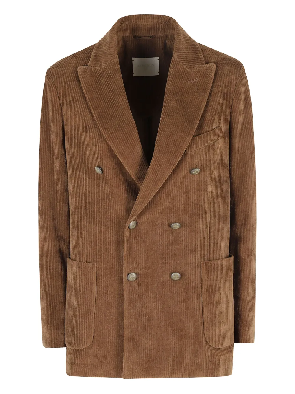 Вельветовый двубортный пиджак Circolo 1901, коричневый
Вельветовый двубортный пиджак Circolo 1901, коричневый
