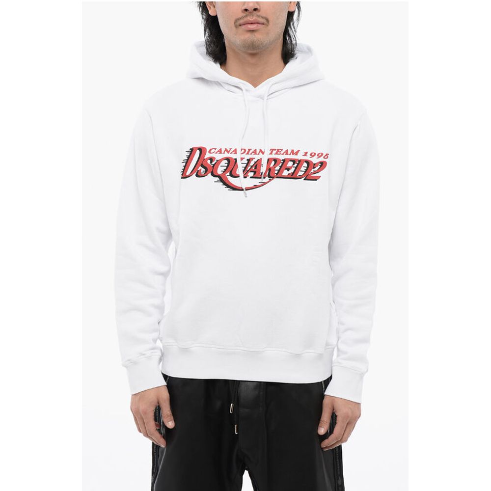 Толстовка с капюшоном Cool-fit с логотипом Dsquared2, White 
Толстовка с капюшоном Cool-fit с логотипом Dsquared2, White