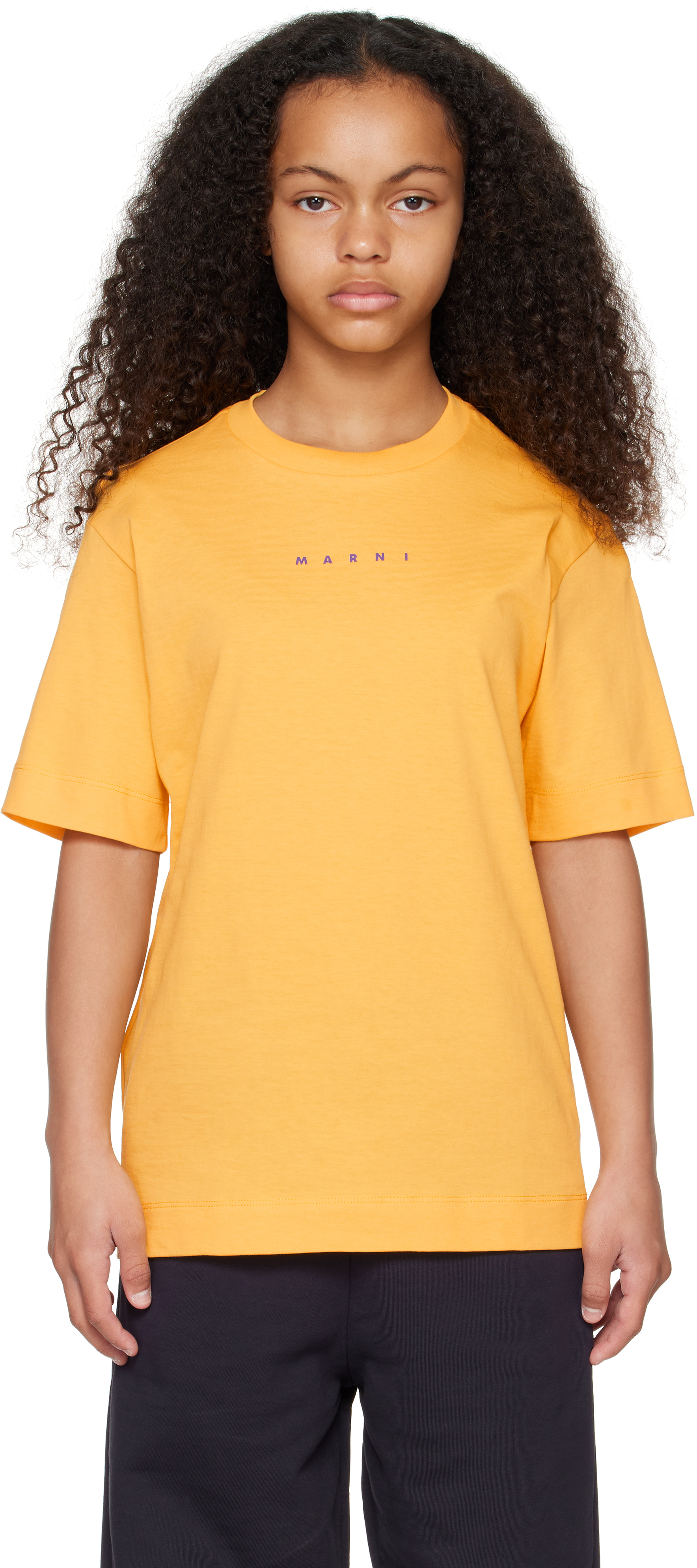 Детская футболка с логотипом Marni, желтый
Детская футболка с логотипом Marni, желтый