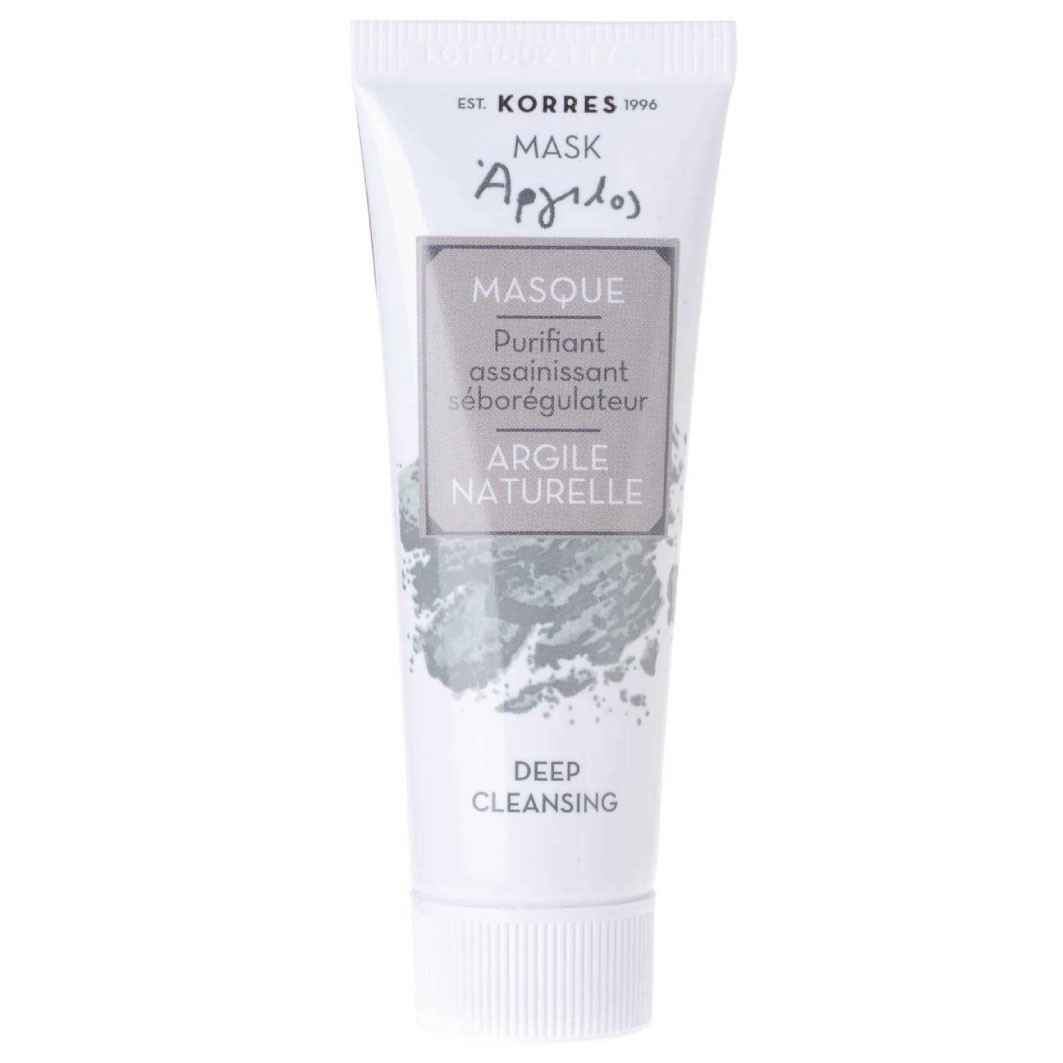 Маска для лица natural clay deep cleansing mask Korres, объем 18 мл
Маска для лица natural clay deep cleansing mask Korres, объем 18 мл