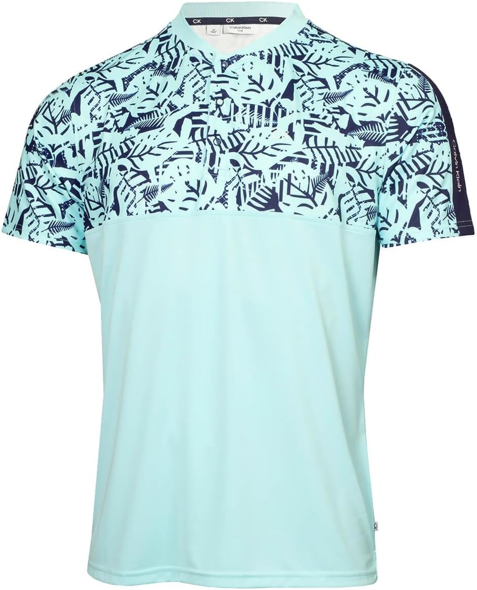 Мужская легкая рубашка-поло для гольфа Calvin Klein Brookhill Blade Collar, Aqua
Мужская легкая рубашка-поло для гольфа Calvin Klein Brookhill Blade Collar, Aqua