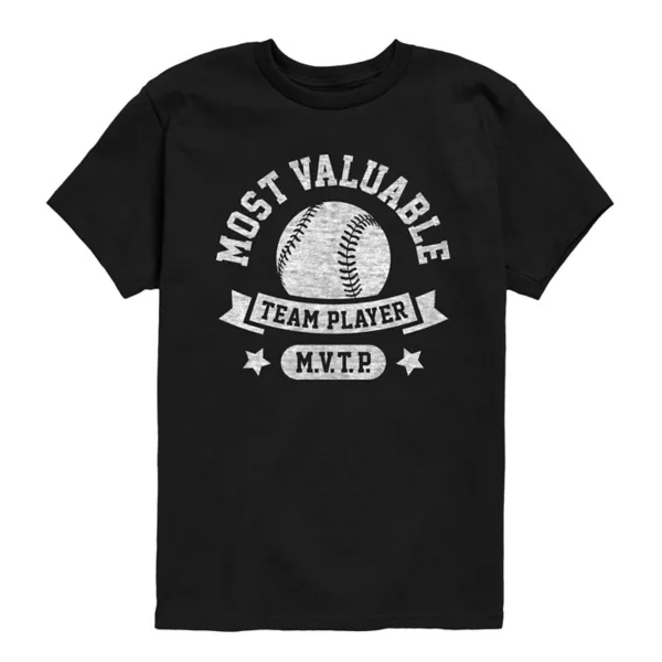 Бейсбольная футболка с графическим принтом самого ценного игрока команды для мальчиков 8-20 лет Licensed Character, черный
Бейсбольная футболка с графическим принтом самого ценного игрока команды для мальчиков 8-20 лет Licensed Character, черный