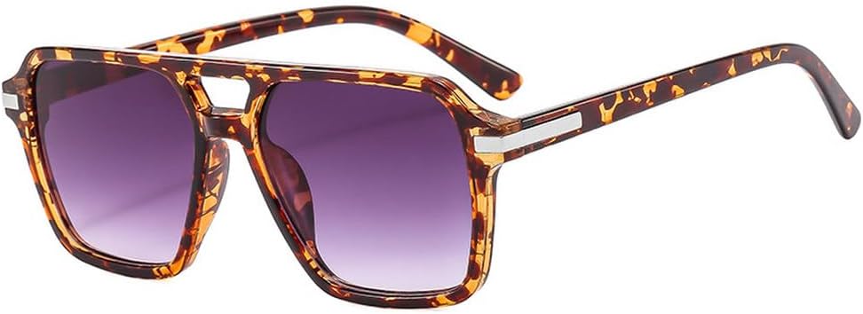 Винтажные солнцезащитные очки с двойной перемычкой для мужчин, с градиентным зеркальным покрытием, солнцезащитные очки UV400 для женщин, модные сине-желтые солнцезащитные очки TKKTLLT, Leopard Grey
Винтажные солнцезащитные очки с двойной перемычкой для мужчин, с градиентным зеркальным покрытием, солнцезащитные очки UV400 для женщин, модные сине-желтые солнцезащитные очки TKKTLLT, Leopard Grey